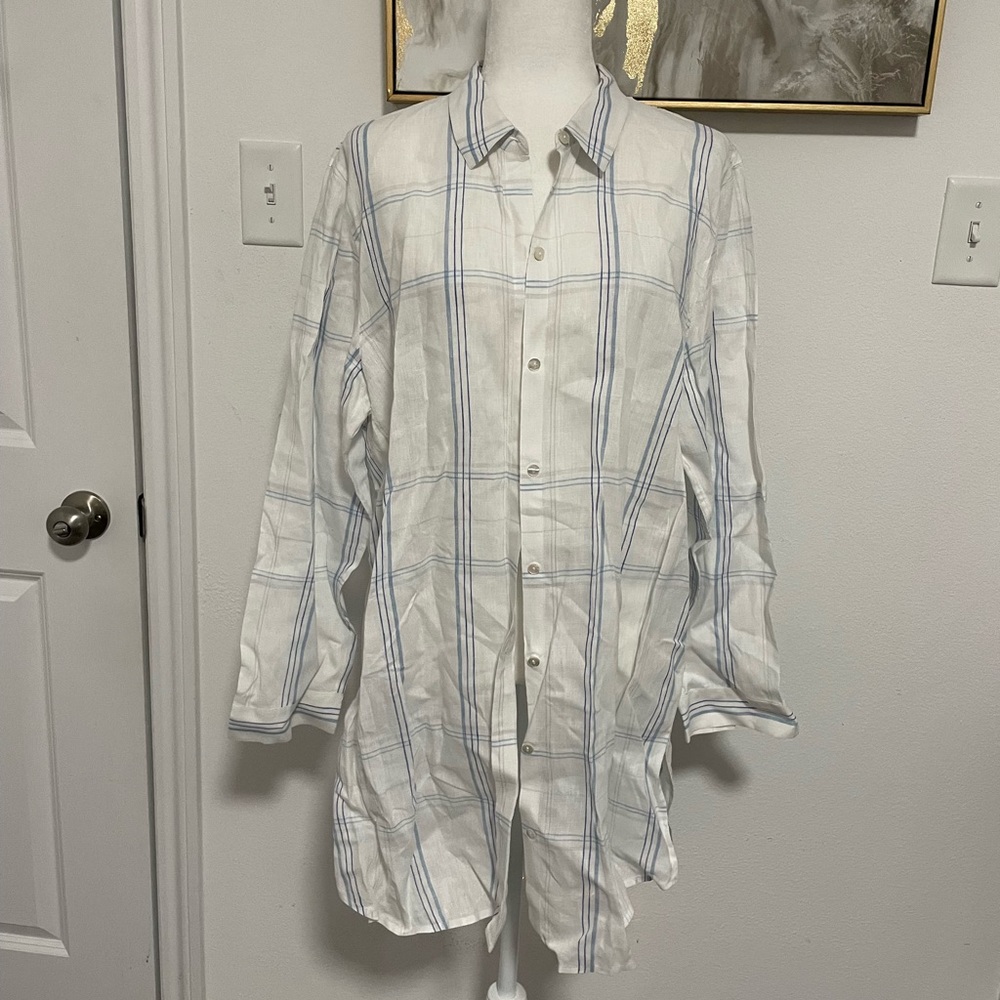 J. Jill Linen Button Down Shirt